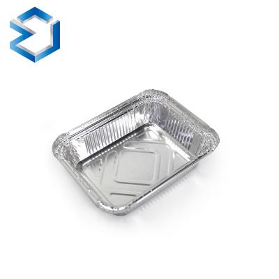 China 8325 Disposable Takeout Food Aluminum Foil Filters Food Containers With Strong Seal With Clear Lids for sale