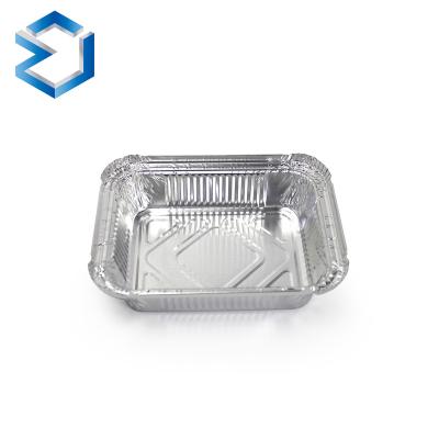 China Eco - Friendly Disposable Food Aluminum Foil Tray Airline Aluminum Foil Container Disposable Boxes for sale