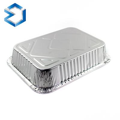 China Cheap and high quality fast food giant lasagna roaster GA1155 like HFA design aluminum foil food container with foil lid or dome lid for sale