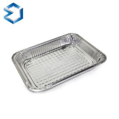 China Food Company Price Disposable Container Aluminum Foil Food Trays Aluminum Foil Take Out Containers With Alu Foil Lid for sale