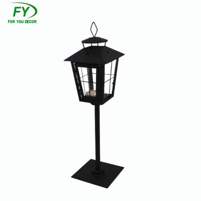 China ECO-frendly outdoor and cemetery decoration metal candle lantern holder for sale