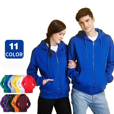 China Custom Hoodie Men's Organic Cotton Hoodie Breathable Zipper Colorful Sweatshirt Men's Organic Hoodies for sale