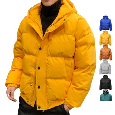 China Custom Logo Men's Fashion Stripper Jacket Anti-Wrinkle Stripper Jacket Padded Winter Hooded Jacket for sale