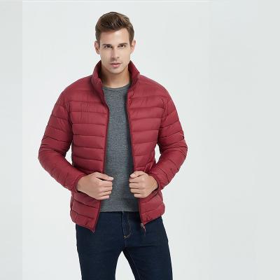 China Waterproof Men's Winter Bomber Jacket Stripper Packable Loft Ultra Light Quilting Jacket Men's Jacket for sale