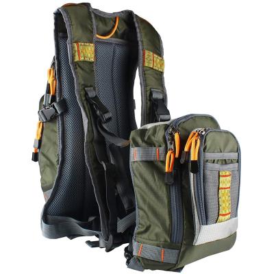 China Multifunctional Detachable Fly Fishing Backpack Combo Fly Fishing Bags Fly Fishing Backpack Waterproof Custom Size for sale