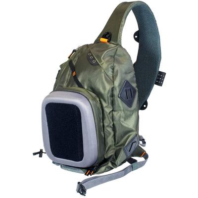 China Over the Shoulder Style Durable Fishing Bag Fly Fishing Sling Pack Fishing Sling Bag Custom Size for sale