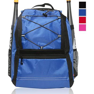 China Youth Baseball Bag Bat Backpack For Baseball Softball Equipment And Gear Custom Size for sale