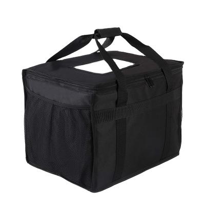 China Waterproof Insulated Foldable Food Delivery Bags Heavy Duty Food Insulated Bag Insulated Delivery Takeout Bags for sale