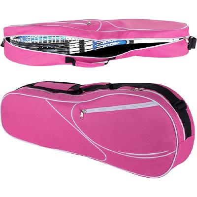 China Sports Bag With Tennis Racket Pad 3 Pink Tennis Racket Bag Best Premium Bags Tennis Protectors For Ladies for sale