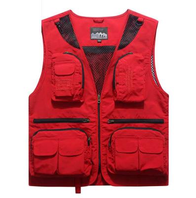 China Summer Spring And Pocket Multi Loose Vest Men Antibacterial Casual Fishing Casual Fishing Vest for sale