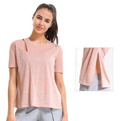 China 2021 New Design Breathable Fashionable Casual Ladies Printed Short Sleeve Shirts Women Tops for sale