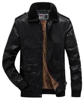 China New Design Men's QUICK DRY Leather Jacket In Autumn And Winter for sale