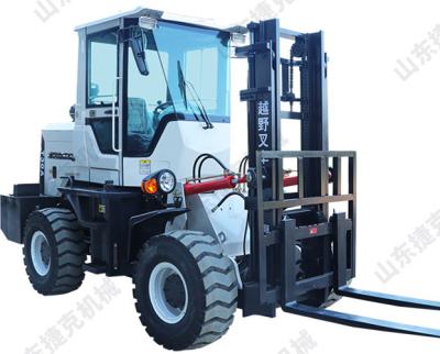 China Hotels JK-5.0 76KW Power 5 Ton Standard All Wheel Drive Cross Country Diesel Forklift Cheap Price China Forklift for sale