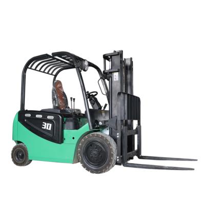 China 3ton Hotels Weight 3000mm Height Height Electrice Lift Forklift With Battery Switch for sale