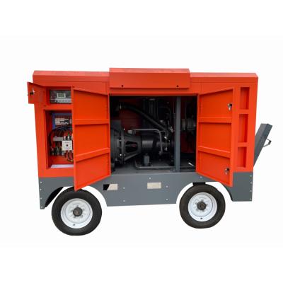 China Lubricated 55KW Electric Rotary Screw Air Compressor CE Tools For Project Air-compressor for sale