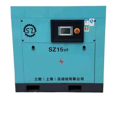 China Lubricated 75KW KZF-75VF Chinese Professional Industrial Frequency Conversion Screw Permanent Magnet Air Compressor for sale