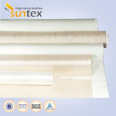 Chine L'isolation thermique tissée de tissu de fibre de verre de rideau en fumée ignifugent 2050 G/M2 à vendre