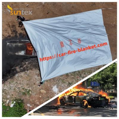 China Suntex Auto Branddecke Pro und Glasfaser Stoff + Flammschutzbeschichtung auf beiden Seiten zu verkaufen