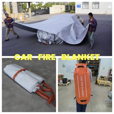 China Resistencia térmica SUNTEX manta de incendio para automóviles en gris en venta