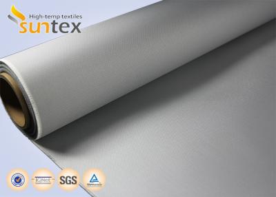 Chine L'unité centrale de preuve de feu M0 a enduit le satin ignifuge du tissu 4H de fibre de verre pour le joint de dilatation flexible à vendre