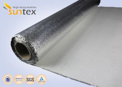 China Niet Brandbare Doek 1.3mm het Gelamineerde Schild 150C van de Aluminiumfolieglasvezel van de Hitteisolatie Te koop