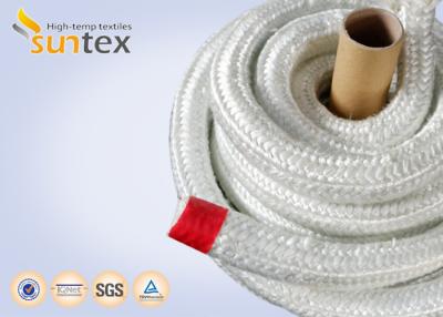 China Fiberglas-Seil-Dichtung der Wärmedämmungs-550C für Industrieofen-Kamine zu verkaufen