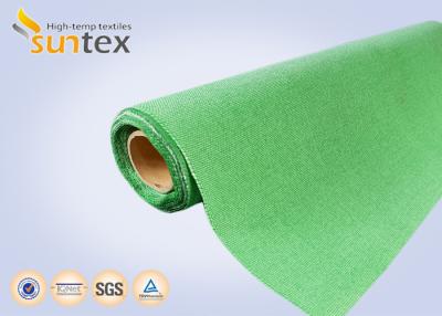 China High quality Satin Weave Silicone Coated Fiberglass Fabric Polyurethane PU Coated Fiberglass Cloth fire retardant cloth Te koop