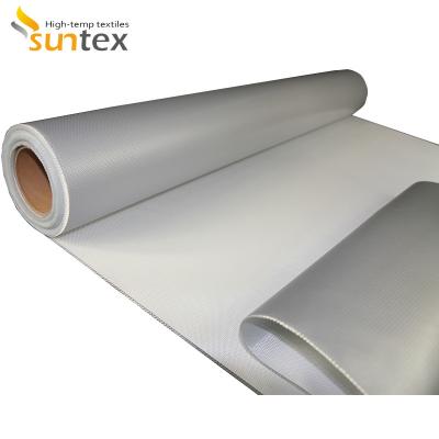 China SUNTEX Één Zijsilicone Met een laag bedekt van de de Stoompijp van de Glasvezeldoek de Isolatiemateriaal Te koop