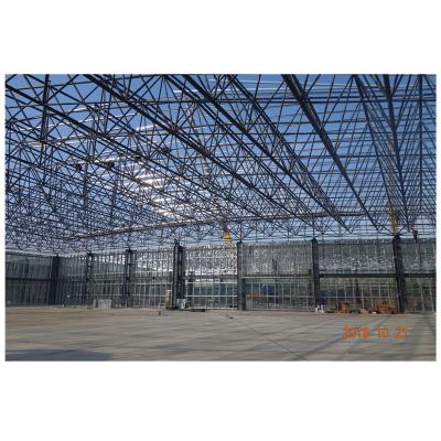 China Structural Roofing 2021 New Durable And Stable Performance Light Steel Structure Glass Skylights For Spherical Domes for sale