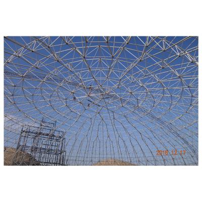 China New 2021 Structural Covering Easy To Build Bolt Ball Joints Space Frame Grid Steel Frame Skylight For Spherical Domes for sale