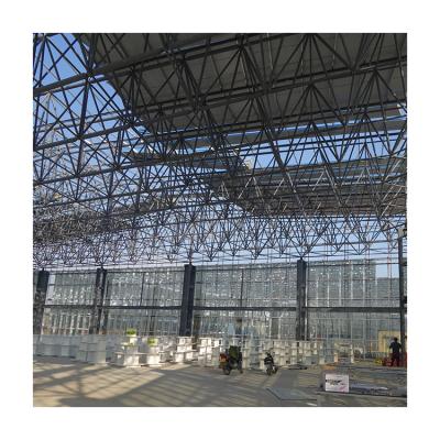 China Good Price Conference Hall Prefab Steel Structure Space Light Steel Frame Structural Covering Multifunctional Structure for sale