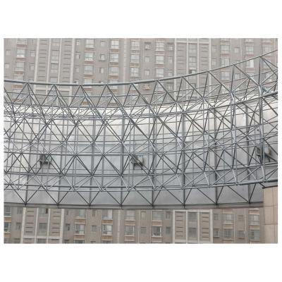 China Structural Roofing High Quality Easy To Install Hot Dip Galvanized / Powder Coating And Paint Galvanized Steel Roof Truss For Auditoriums for sale