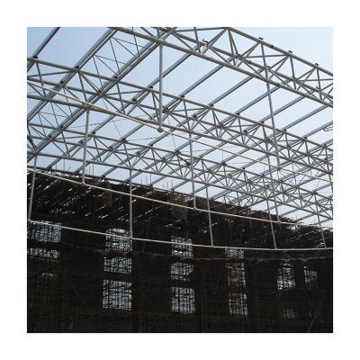 China Storage Units Prefab Steel Structure Space Frame Ball Structural Metal Workshop Covering Steel Structure for sale