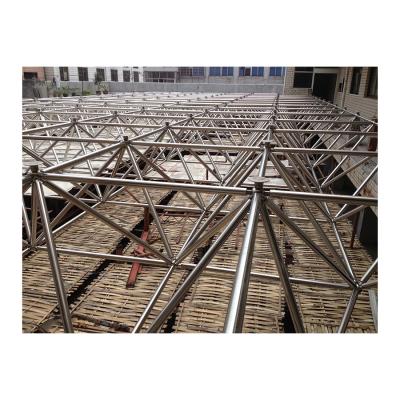 China Wholesale Price Structural Covering Easy To Install Q235/Q355/ASTM/A36/Gr50/SS355 Stainless Steel Frame Canopy Prefab Roof for sale