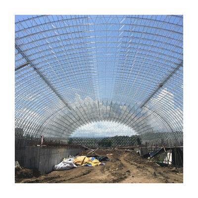 China China Classic Construction Design Small Structural Steel Structure Space Frame Coal Shed Covering Storage for sale