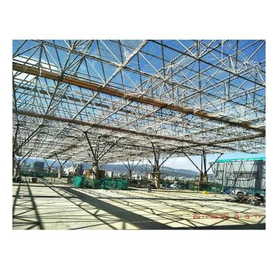 China Structural Roofing Reliable Qulity Easy To Build Space Q235/Q355/ASTMA36/Gr50/SS355 Frame Roof Arch Shed For Commercial And Industrial Structures for sale