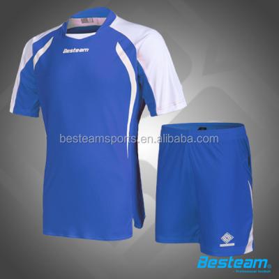 China Wholesale Custom Football Jersey Set Cheapest Football Jersey Sets Polyester Uniform for sale