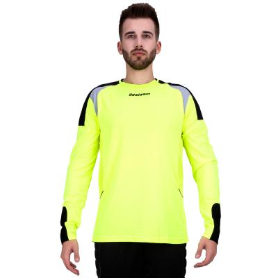 China Shirts & Tops Wholesale Men's Children's Soccer Goalkeeper Jersey Goalkeeper Sleeved Tank Top Long With Padded for sale