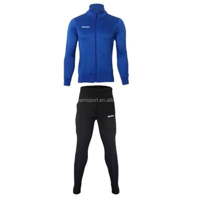 China 100%Polyester Striped Stylish Tracksuit Mens Sports Football Tracksuit Anti-Static for sale