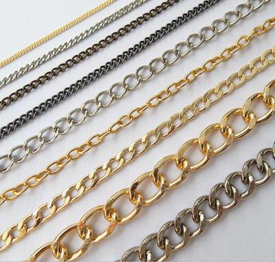 China Shinning garment, apparel, shoes, hats and bags with the mini metal decoration chain for sale