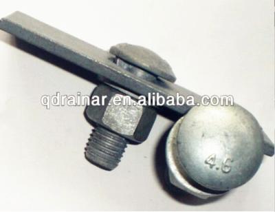 China Building H.D.G. guardrail bolt //guardrail mushroom bolt Gr 4.6 for sale