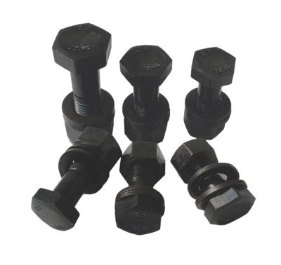 China Gr10.9 Black Steel Structure Steel High Strength Joint Bolts for sale