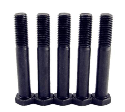 China DIN933 Building ISO 4017 ISO 4014 din931 4.6 8.8 oxiden black heavy duty hexagonal structural bolts for sale