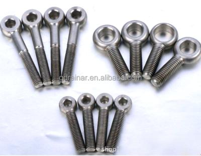 China M4-M30 Gbt798 din444 forged anchor eye bolt black anodized forged eye bolt for sale