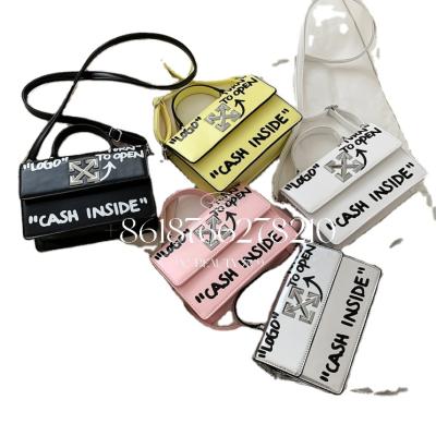 China Daily 6 colors 2021 fashionable new style women girl's graffiti handbag shoulder purses for sale