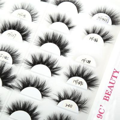 China 25-30 Times Recycle Factory Wholesale 25mm TOP 3 3d Mink Fluffy Lashes With Various Eyelash Boxes for sale