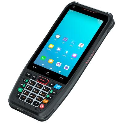 China Handheld Waterproof IP67 4G 64GB RFID QR PDA Scanner Dustproof NFC Rugged PDA With Infrared Reading for sale