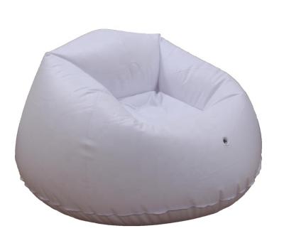 China Foldable Custom Bright White PVC Led Sofa Inflatable Remote Controlled Lightweight Outdoor Lounging Couch for sale