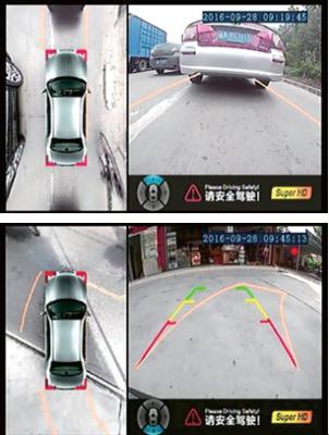 China 360 Panoramic Surveillance Car Reverse Parking System For Audi A6L, Around View Monitoring System for sale