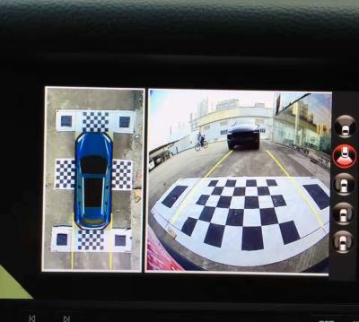 China High Definition Car Reverse Parking System , DVR 360 Degree Panoramic View System with anti-collision for sale